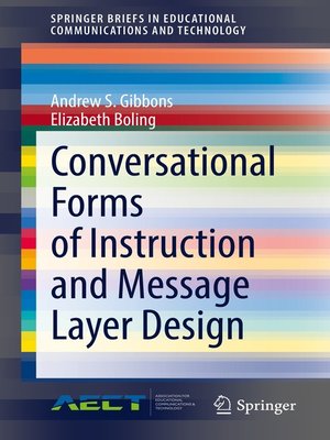 cover image of Conversational Forms of Instruction and Message Layer Design